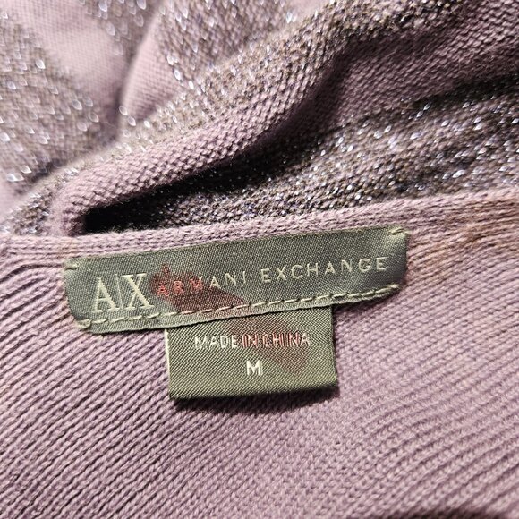 A/X Armani Exchange Glitter Sweater Dress - Picture 4 of 5